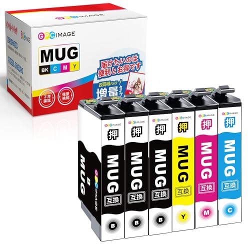Amazon.co.jp: GPC Image MUG-4CL エプソン 用 インク マグカップ 4色